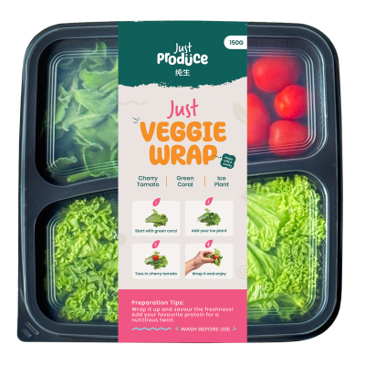 Just Veggie Wrap - Green Coral