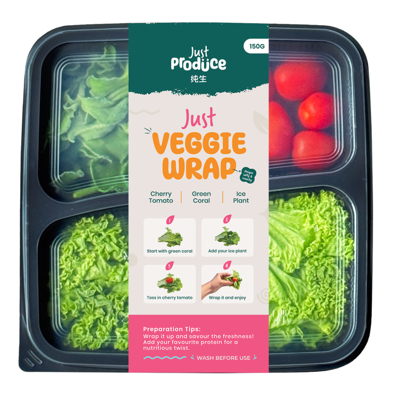 Just Veggie Wrap - Green Coral